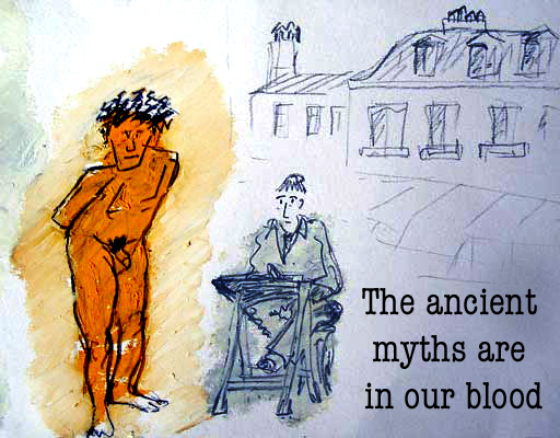 Irony art and Grekk mythology